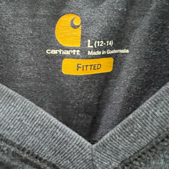 Carhartt Force Fitted Blue Sleeveless V-Neck Women’s Tank Top sz Large - Picture 2 of 6